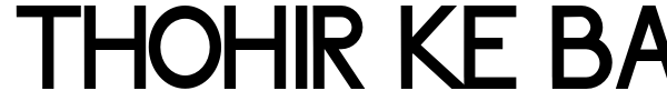 Thohir Ke Badreah font preview
